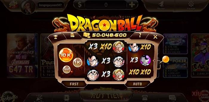 Giới thiệu game dragon ball ở cổng game link Sunwin